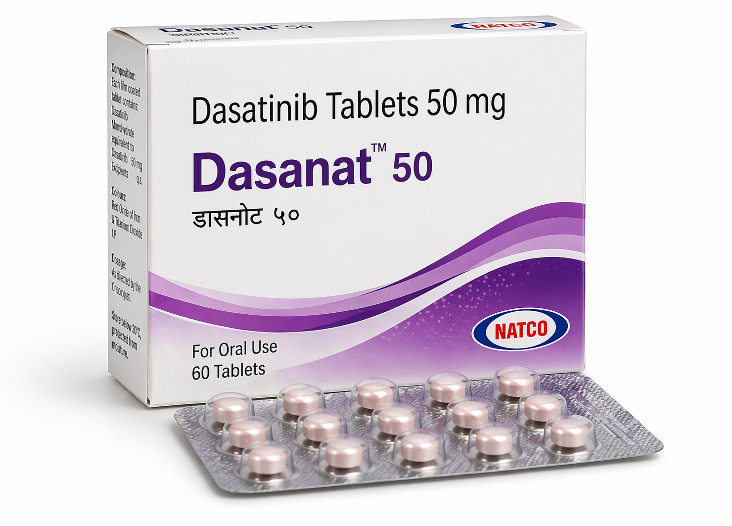 Generic Indian version of Dasatinib